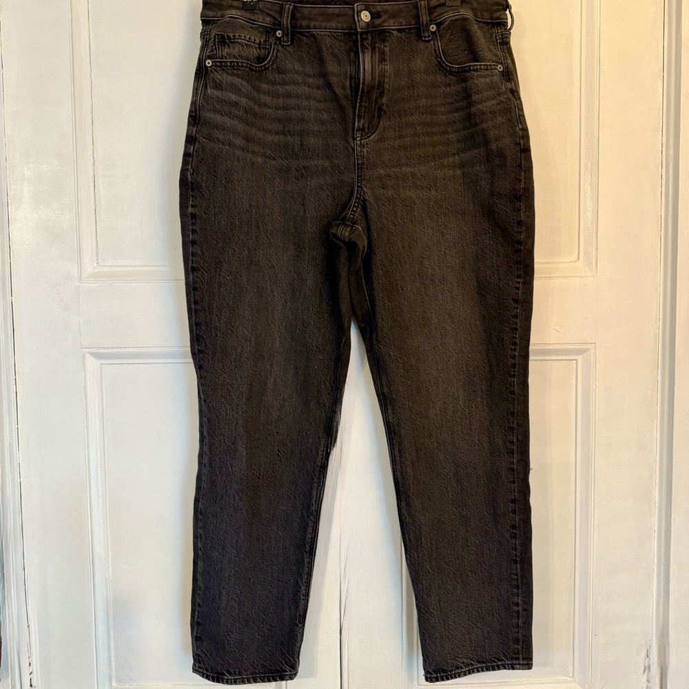American Eagle Outfitters Washed Black Strigid Jeans - 16